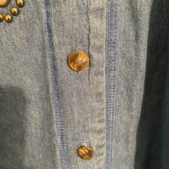 Vtg 90s bedazzled top - Picture 6 of 8